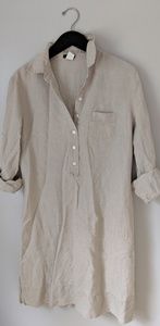J Crew Linen Dress, Size Medium